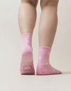 Pilates Socken mit Schleifchen I Rosa