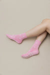 Pilates Socken mit Schleifchen I Rosa