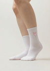 Pilates Socken aus Baumwolle mit rosa Schleife