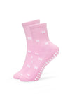 Pilates Socken mit Schleifchen I Rosa