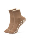 Pilates Socken Basic Mid Crew I Hazelnut