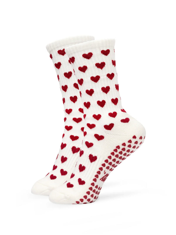 Full of Hearts I Pilates & Yoga Socken aus Baumwolle