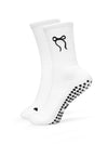 Pilates Socken aus Baumwolle mit schwarzer Schleife