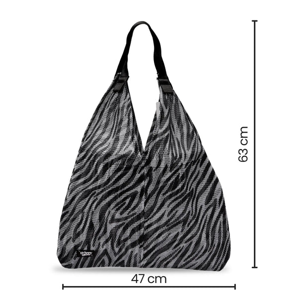 Mesh Tasche I Zebra