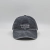 Basecap aus Baumwolle I on my to brunch I Grau