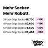 Sorry.Cant.Pilates.Bye. Pilates Socken I Beige & Burgundy