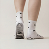 Pilates Socken aus Baumwolle I Schleifchen I Weiß - 36-41