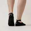 Ballerina Pilates Socken mit Riemchen I Schwarz
