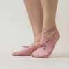 Ballerina Pilates Socken mit Riemchen I Rosa - 36-41