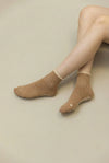 Pilates Socken Basic Mid Crew I Hazelnut