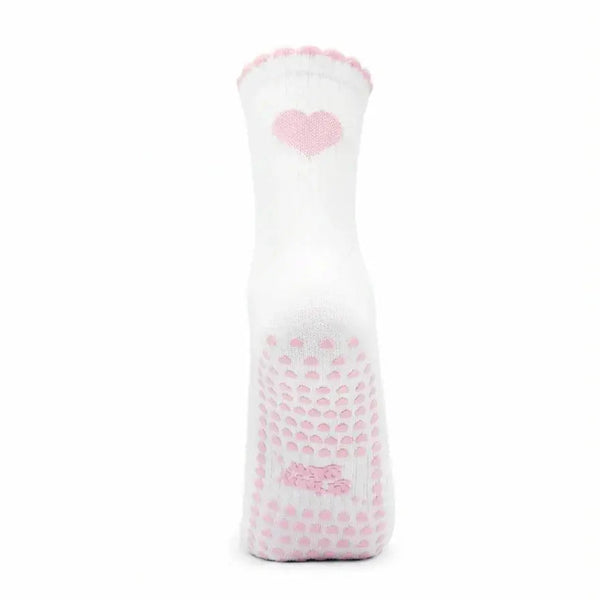 Pilates Socken aus Baumwolle I Big Heart Rosa - 36-41