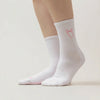 Pilates Socken aus Baumwolle I Rosa Schleife