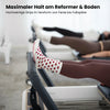 Pilates Socken aus Baumwolle I Full Hearts Rot - 36-41
