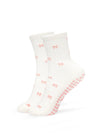 Pilates Socken mit Schleifchen I Beige