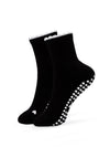 Pilates Socken Basic Mid Crew I Schwarz