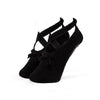 Ballerina Pilates Socken mit Riemchen I Schwarz