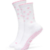 Pilates Socken aus Baumwolle I Ruffle Heart Rosa - 36-41