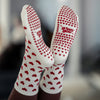 Pilates Socken aus Baumwolle I Full Hearts Rot - 36-41