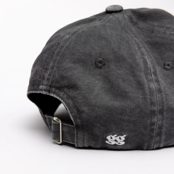 Basecap aus Baumwolle I on my way to brunch I Grau