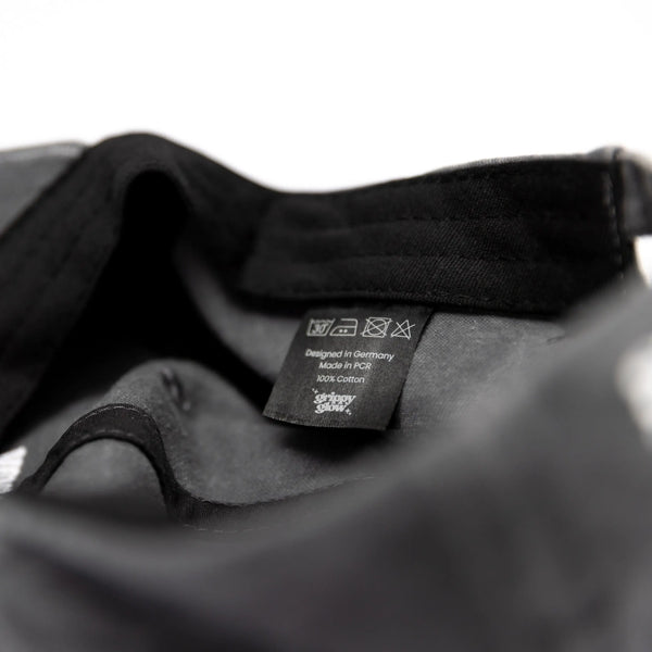 Basecap aus Baumwolle I on my way to brunch I Grau