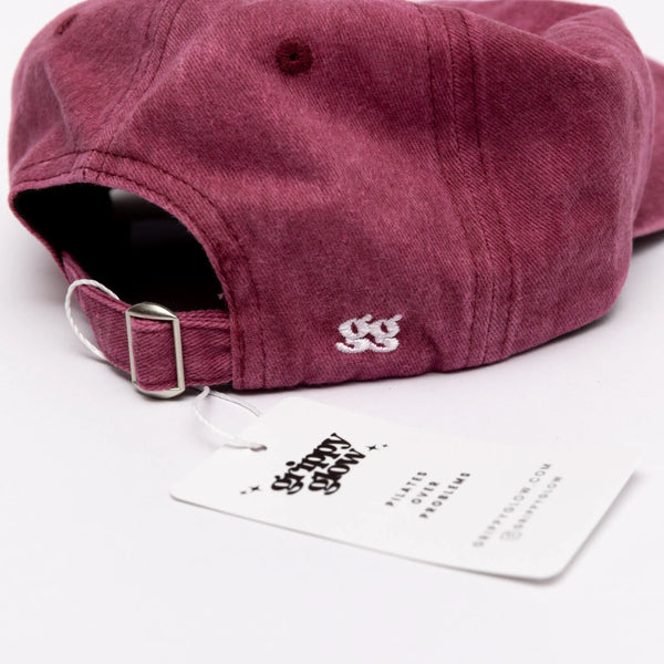 Basecap aus Baumwolle I pilates over problems I Rot