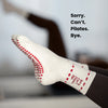 Pilates Socken aus Baumwolle I Sorry.Cant.Pilates.Bye Rot - 36-41