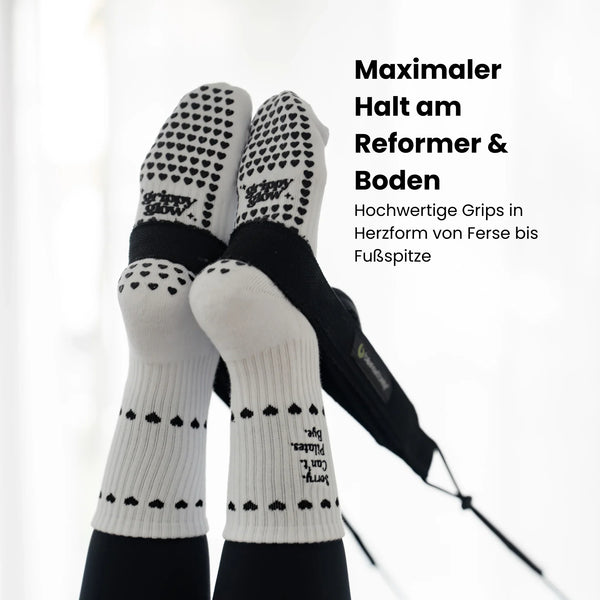 Pilates Socken aus Baumwolle I Sorry.Cant.Pilates.Bye Schwarz - 36-41