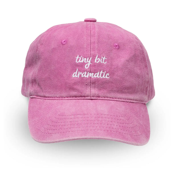 Basecap aus Baumwolle I tiny bit dramatic I Pink