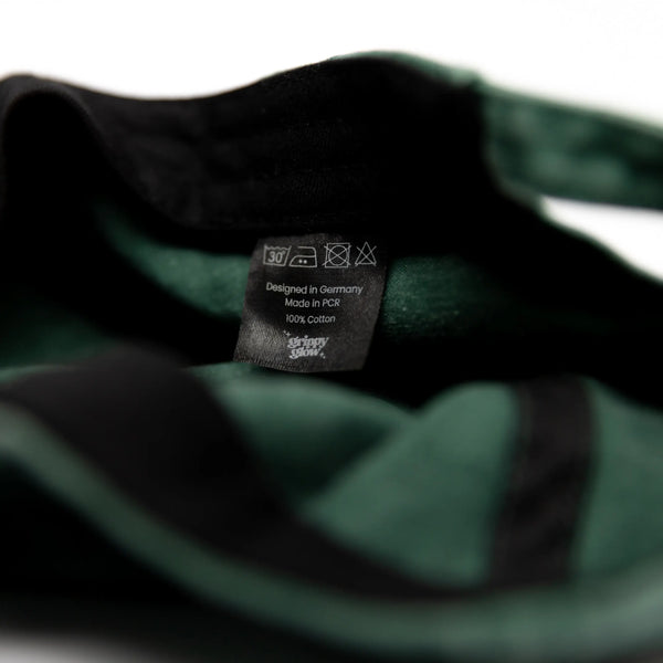 Basecap aus Baumwolle I what's for snack today I Grün